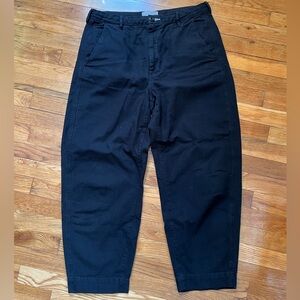 everlane the arc canvas pants size 12 black